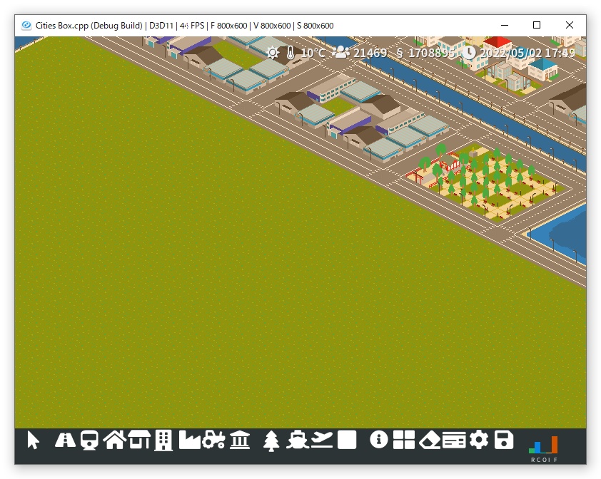 SnapCrab_Cities Boxcpp (Debug Build)  D3D11  44 FPS  F 800x600  V 800x600  S 800x600_2022-5-24_1-34-27_No-00